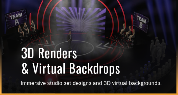 3D Renders and Backdrops